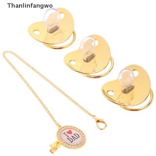 [FWO] Pacifier with Chain Clips Newborn Infant Food Grade Dummy Nipples For Baby FGJ