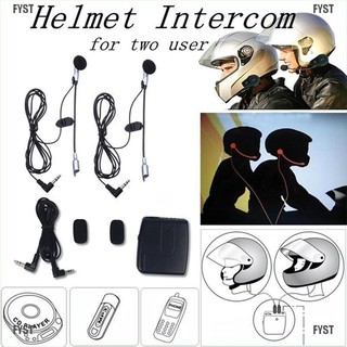 [fyst] casco de motocicleta interphone walkie talkie comunicación intercomunicador auriculares (1)