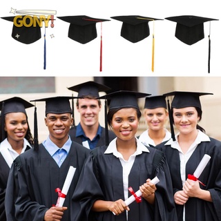 gonyacious fiesta suministros sombrero de graduación universidad universidad sombrero académico mortarboard gorra escuela secundaria felicitaciones grad graduación temporada grado ceremonia 2021 feliz graduación