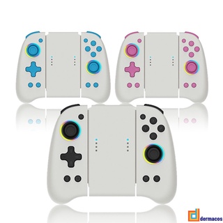 dermacos Nintendo Switch joy-con gamepad Inalámbrico NS Izquierda Y Derecha bluetooth color Artefacto Mango/Interruptor OLED Consola con Blanco Joycon