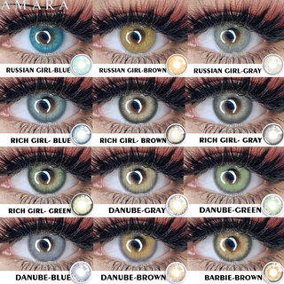 amara lentes de contacto coloridos de la serie rusa para niñas/lentes de decoración de ojos comestics