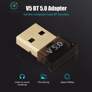 Hidduck CSR 4.0 USB compatible con Bluetooth 5.0 adaptador Dongle receptor de Audio de música transmisor