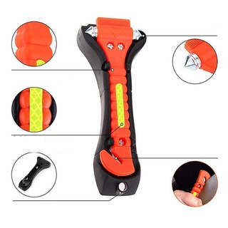 1 Pc Car Safety Hammer, Emergency Escape Tool with Car Window Breaker and Seat Belt Cutter, Life Saving Survival Kit