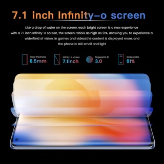 [laptopstore2f] teléfono inteligente de pantalla grande x60pro de 7.1 pulgadas 12g+512g dual sim (9)