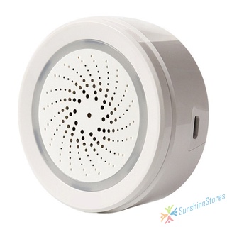 (SunshineStores) Tuya Sensor de humedad de temperatura WiFi seguridad hogar Smart Detector de alarma