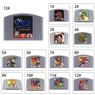 Para tarjeta De consola De consola De juegos Nintend 64 N64 Mario Smash Bros [Guangying] (1)