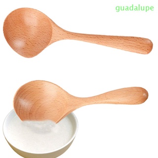 Gudalupe cuchara De madera con mango largo Grande/utensilios De cocina Para Sopa/almacenamiento De Sopa
