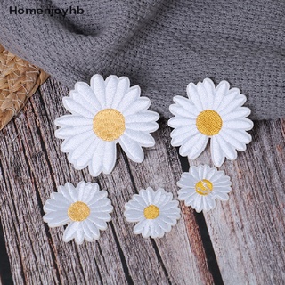 hhb> 5 piezas de sol flor margarita coser en/hierro bordado parche diy artesanía ropa apliques bien (8)
