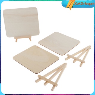 3Sets Wood Tripod Easel Artist Drawing Board for Art Painting Supplies