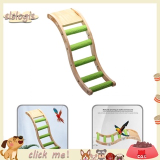 SLS_ Long-lasting Ladder Toy Fun Pet Bird Climbing Stairs Toy Interesting Cage Accessory