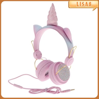 [lisa8] Audífonos Para niños/niños/niños/audífonos con cable De 3.5mm/auriculares ajustables Sobre audífonos