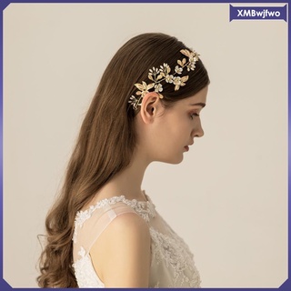 elegante novia perlas diadema cóctel fiesta pelo banda accesorio para el cabello