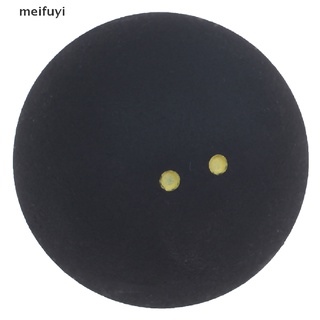[Meifuyi] Squash Ball Two-Yellow Dots Low Speed Sports Rubber Balls Competition Squash 439CO (5)