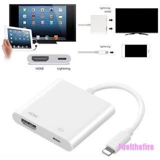 Fuelthefire Lightning Digital AV adaptador 8Pin Lightning a HDMI Cable para iPhone 8 7 X iPad