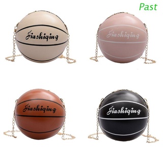Bolso bandolera con forma de baloncesto de cuero PU para mujer/bolso bandolera