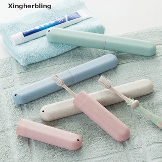 xlco portátil cepillos de dientes caso de paja de trigo portátil de viaje cepillo de dientes protector nuevo