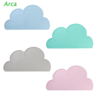 arca cloud - alfombrilla de silicona para niños pequeños, antideslizante, libre de bpa