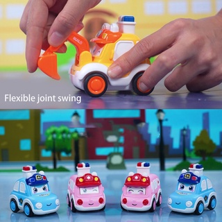 fnxxxx 4 piezas tire hacia atrás mini coche juguete anticolisión estable aprendizaje temprano juguete niño regalo (6)