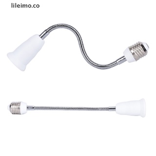 lileimo 30cm extensor de lámpara flexible adaptador de extensión e27 a e27 bombilla de luz titular de la lámpara.