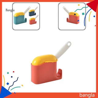 Bangla* caja de cuchara de arroz compacto liso arroz paleta espátula soporte de almacenamiento a prueba de polvo para cocina