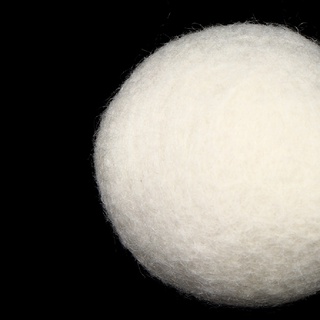 We 3pcs Premium Wool Dryer Balls Reusable Natural Fabric Softener 5CM Organic Wool CO