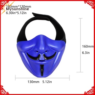 Máscaras V para Vendetta máscara anónimo Guy Fawkes Cosplay máscaras de Halloween (7)
