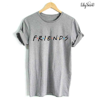 [ts] camiseta friends letter transpirable poliéster adultos top wear para la vida diaria (4)