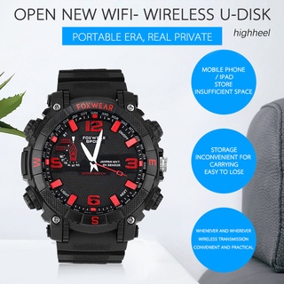 【WT】Smart Watch Wireless U Disk Portable WiFi Transmission Backup Sport Bracelet for Outdoor