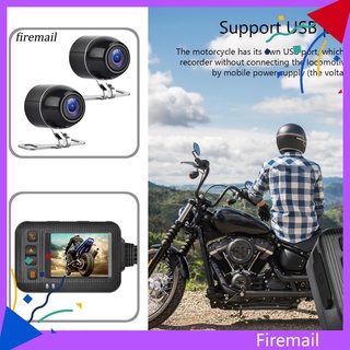 fm impermeable dashcam ultra hd compatible con la motocicleta grabadora de conducción multifunción para la bicicleta