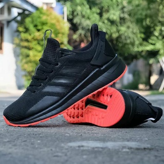 Adidas questar negro suelas naranja zapatos ORIGINAL BNWB100%
