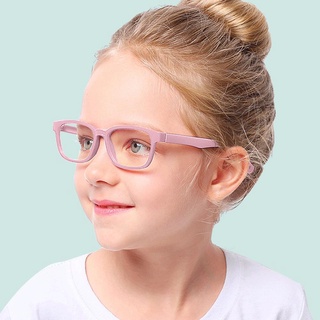 gafas de luz anti-azul para niños, marco ultraligero, gafas, gafas (rosa)