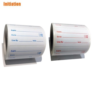 500 pzs/rollo adhesivo Para refrigerador/refrigerador de Alimentos/almacenamiento de datos) etiqueta