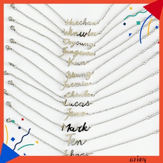 Ariny pulsera NCT miembro firma letra ajustable joyería moda decoración cadena de mano para la vida diaria