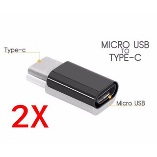 2Pack conector adaptador Micro USB a tipo C (1)