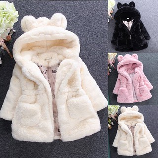 Capa gruesa con capucha de otoño invierno para bebés/niñas/ropa cálida/suave/suave/