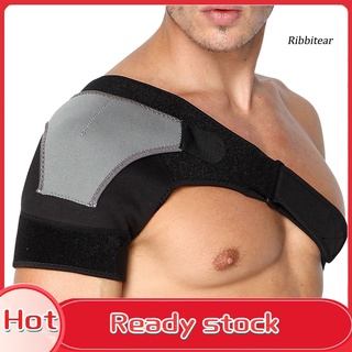 [Rib] Protector de vendaje ajustable de entrenamiento de una sola correa de hombro soporte de espalda