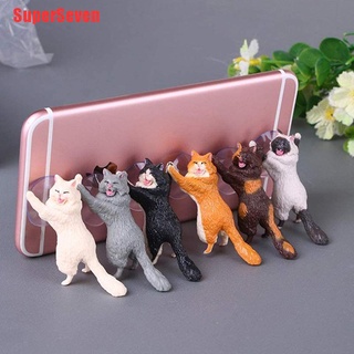 SuperSeven lindo gato teléfono móvil titular de la ventosa de escritorio soporte de la tableta Stent gatito regalos (1)
