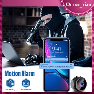 Ocean_xiao Mini cámara De grabación inalámbrica W8 Wifi espía inteligente Hd 1080p