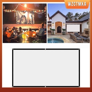 Wzctmxa proyector De pantalla De cine De 16:9 Hd Para cine en casa/fiesta/escuela