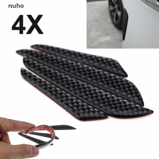 Nu 4x Anti-collision Trim Carbon Fiber Car Door Edge Guard Strip Protector Bumper CO