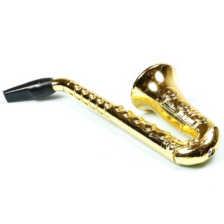 mini saxofón forma de fumar pipa de aleación de alta calidad portátil de la tubería de longitud 97mm (7)