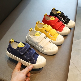 Para los zapatos de lona para niños primavera y otoño la versión coreana de los zapatos de zapatos para niños zapatos casuales zapatos blancos zapatos de bebé