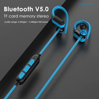 GL Ear Hook Wireless Bluetooth-compatible 5.0 6D Surround Stereo TF Card Earphone Headset