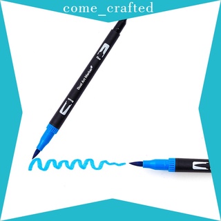 [honesto] 60/100 colores de doble punta pincel pluma a base de agua acuarela pintura marcadores para Manga mano letras pintura arte de escritura