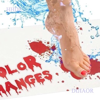 Alfombra De baño De Dijiaor con cambio De color rojo al extersado Para agua/alfombra De baño