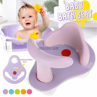 (¡Solo asiento!)Asiento de baño de bebé silla termorespuesta asiento almohadilla bañera anillo baño baño comedor (1)