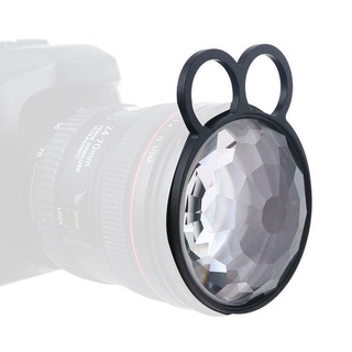Caleidoscopio 77mm Prism cámara filtro de vidrio Variable sujetos número SLR fotografía L1A7 (3)