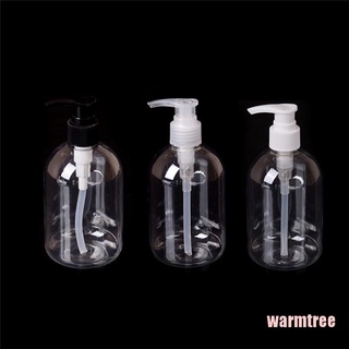 (Warmtree) 350ml bomba de mano de plástico baño Hotel jabón líquido dispensador de champú botellas