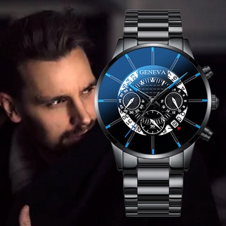 Reloj de pulsera de cuarzo de acero inoxidable para hombre/reloj de lujo con fecha/calendario