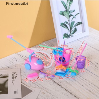 [firstmeetbi] 9 piezas mini fregona escoba juguetes herramientas de limpieza kit de casa de muñecas juguetes limpios caliente (8)